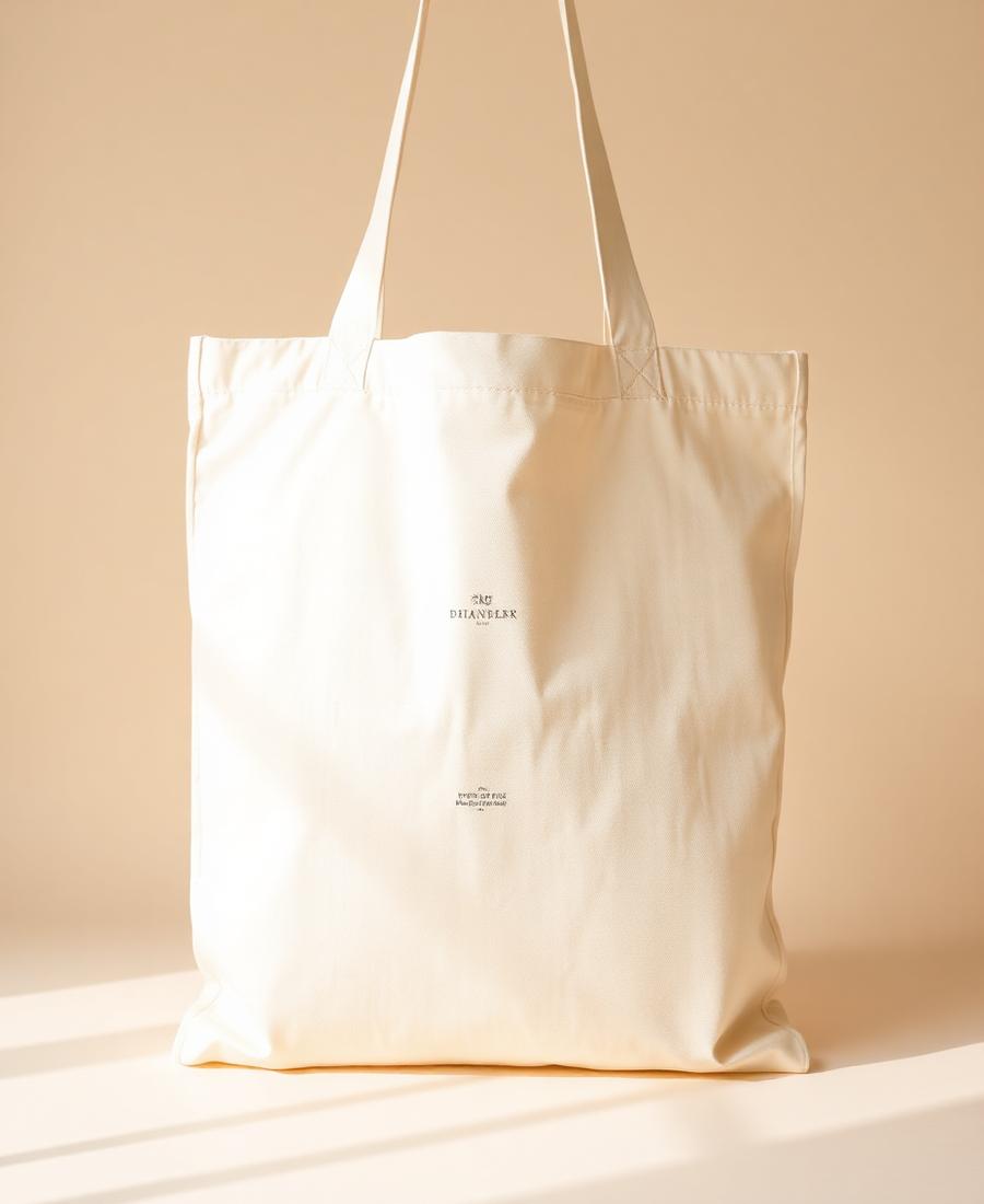 Printed Cotton Tote — CV 1090